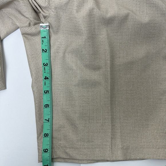 Pebble Beach Comfort Flex Performance Short Chino Bermuda Sz 32 Gold Checker - Picture 7 of 9